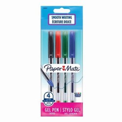 Penna Jiffy gel 0,5mm pouch 4 pezzi assortite