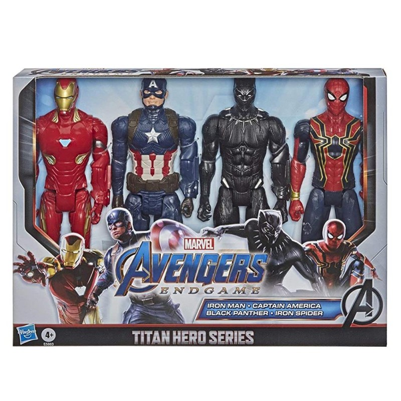 Titan Hero box 4 personaggi Marvel Avengers 30cm