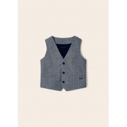 3349 Gilet tailoring rigato