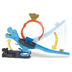 Hot wheels City pista sfreccia sul T-rex