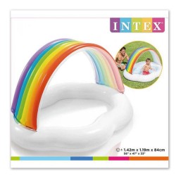 Piscina baby arcobaleno 142x119x84