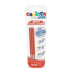 Ricarica Penna cancellabile Ooop rossa 3 pezzi