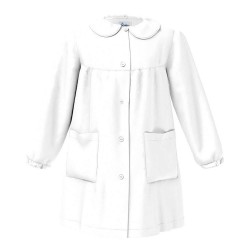 2888 Grembiule bambina bianco 