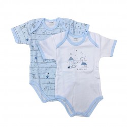 AF 5290 Body Mezza manica caldo cotone cielo
