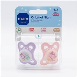 Succhietto Original night 2-6m femmina 2 pezzi