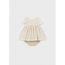1826.54 Vestito ricamato lino
