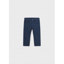 506.55 Pantalone sarga slim fit basic azzurro