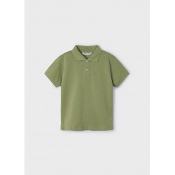 150.39 Polo manica corta verde cachi