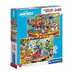 Puzzle 2x60 Mickey and Friends