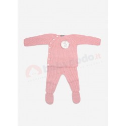 2519 completo 2 pezzi rosa