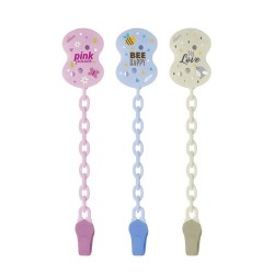 Clip con catenella colori mix