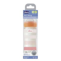 Biberon WB vetro arancio girl silicone 240ml