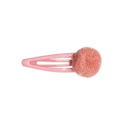 7228 Fermaglio con pompon corallo