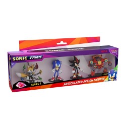 Sonic Prime Pack 4 Personaggi articolati assortiti