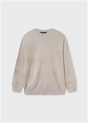 6344.87 Maglione manica lunga bianco osso
