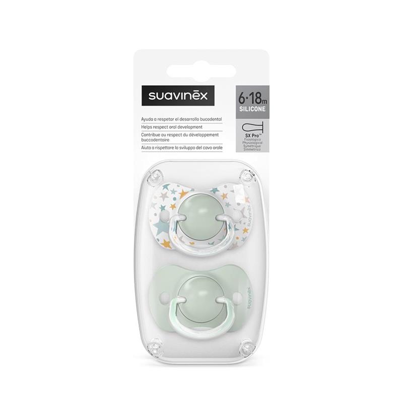 Succhietto Dream silicone Celeste 6-18m 2 pezzi