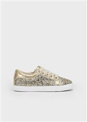 43620.44 Scarpa sportiva glitter oro