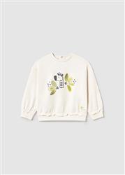 1459.95 Pullover ricamato osso pistacchio