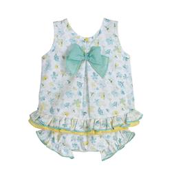 22079 Completo 2 pezzi verde acqua