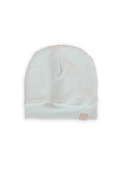 874 Cappellino con bordo blu blush