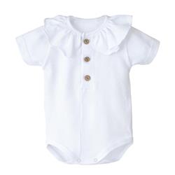 19123 Body mezza manica collo largo bianco