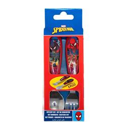 Set 2 Posate Acciaio Spiderman