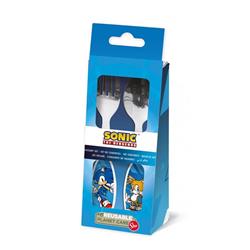 Set 2 Posate acciaio Sonic