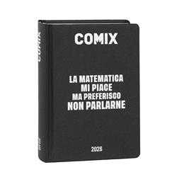 Agenda Comix 16 mesi Standard Black & Silver