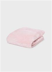 9955.57 Coperta pelo pompon rosa baby