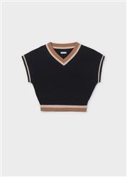 7321.61 Gilet tricot nero