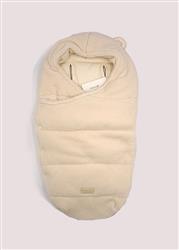1093-345 Sacco invernale teddy carrozzina/ovetto warm white