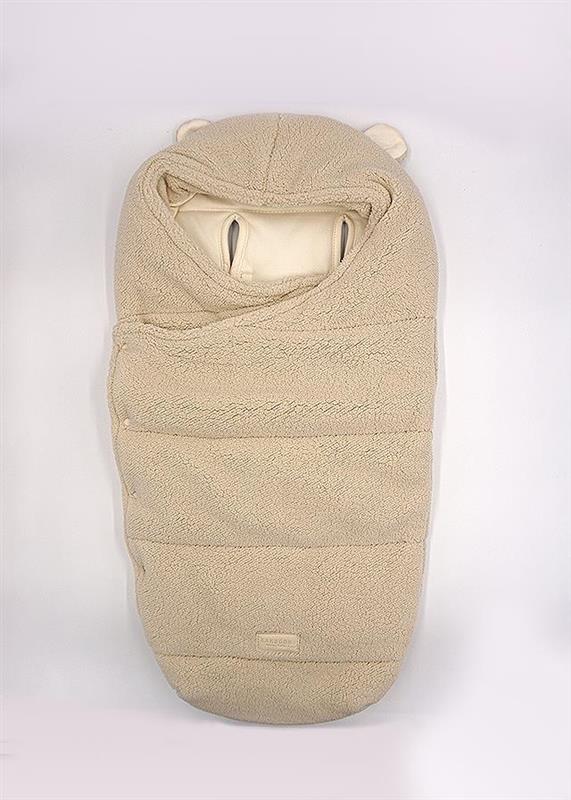 1093-571 Sacco invernale teddy carrozzina/ovetto soft sand