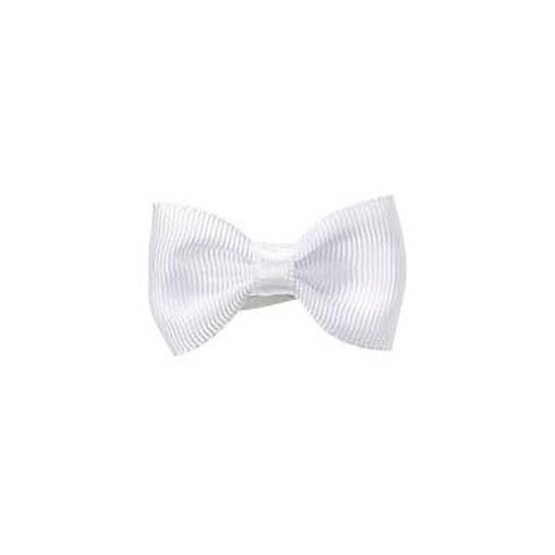 6114 Fermaglio fiocco bianco