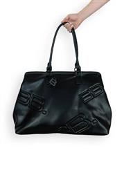 535 Borsa da viaggio in ecopelle black