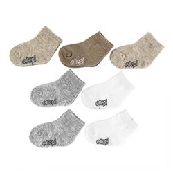 IX 4031 Set 7 calzini 0-6 mesi bianco ecru