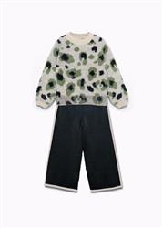 5733.01 Completo pantalone leopardo pelo mazapan