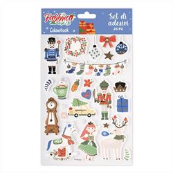 Stickers Natale Schiaccianoci 25 pezzi