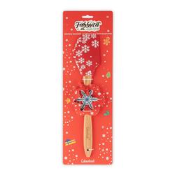 Spatola silicone con Formina Fiocco Natale