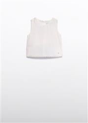 5177.94 Top ricamo tatto peach crema