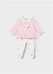 1592.90 Completo ghettina elegante rosa baby