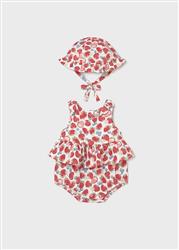 1632.25 Pagliaccetto con cappello rosso