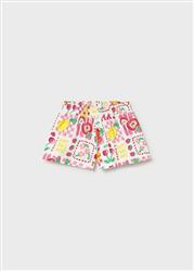 1204.40 Pantalone corto stampato ibiscus