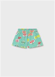 1204.41 Pantalone corto stampato turchese
