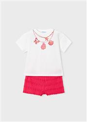 3231.75 Completo short fantasia papavero