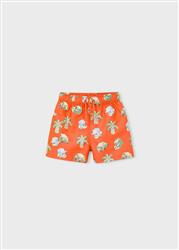 3612.88 Costume bermuda stampato arancia