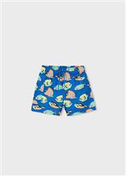 3612.89 Costume bermuda stampato blu