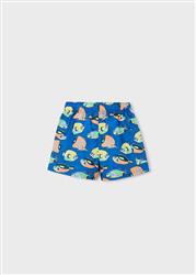 3612.89 Costume bermuda stampato blu