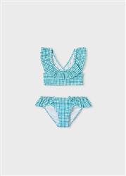 3734.44 Bikini stampato strutturato pacifico