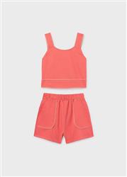 6213.68 Completo short conchiglia flamingo