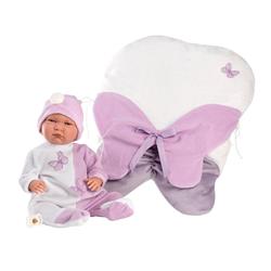 Tutina Lilla con Copertina 42cm